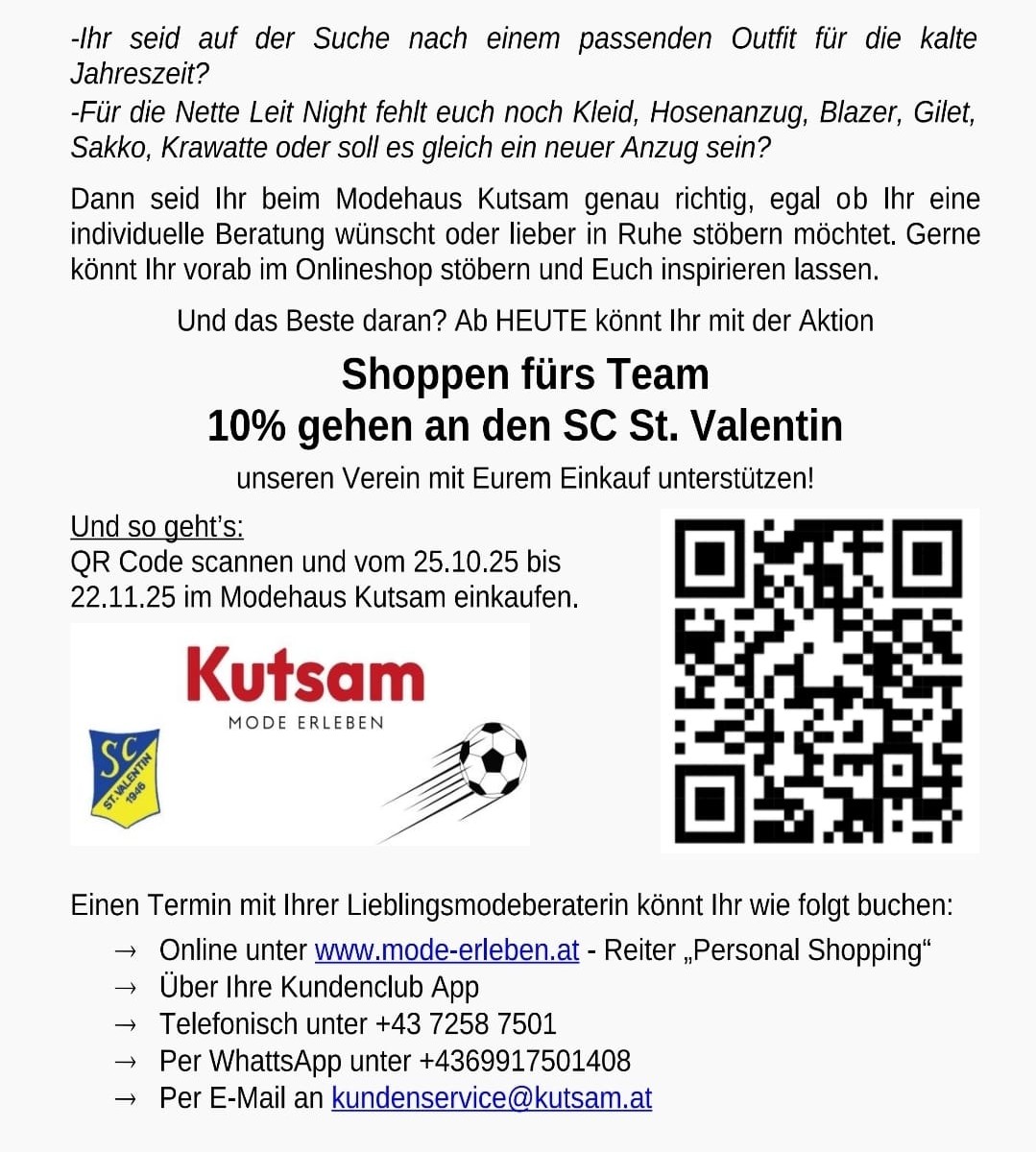 Aktion Modehaus Kutsam