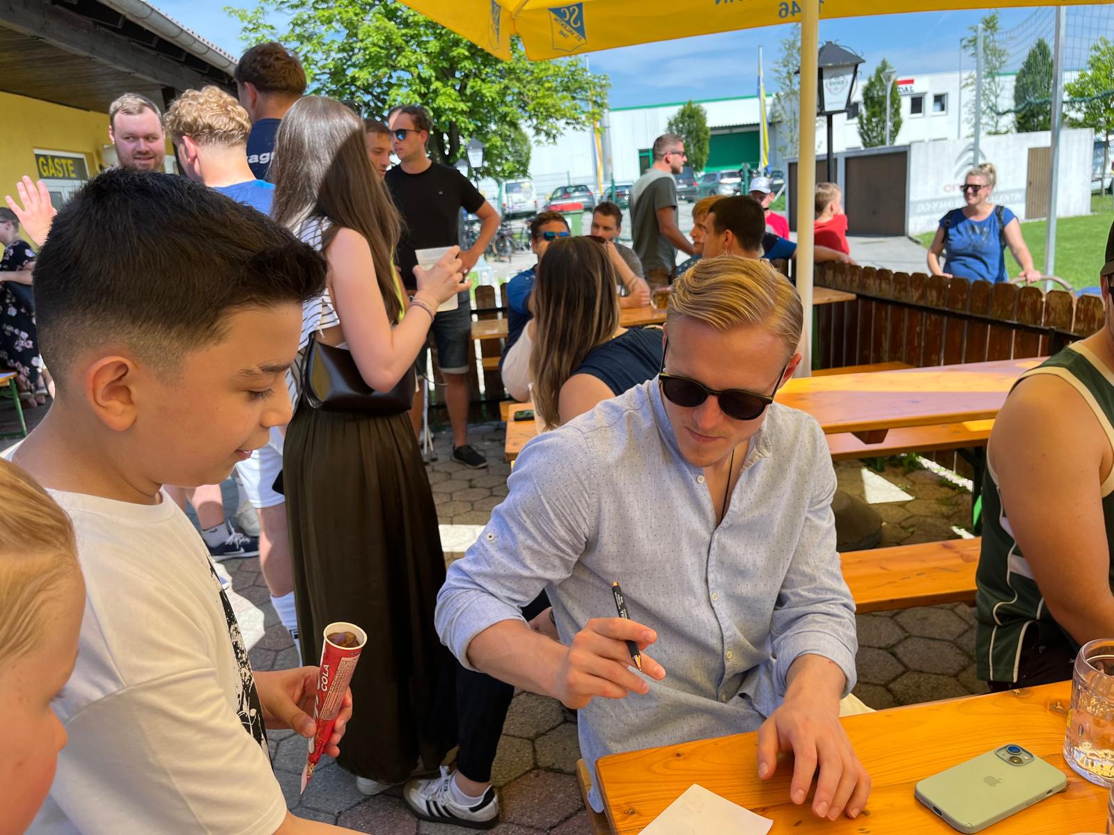 Autogramm von Xaver Schlager